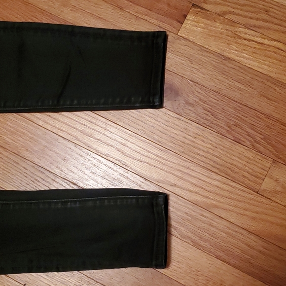 American Eagle Outfitters black distressed jegging Sz 2 - Picture 4 of 8